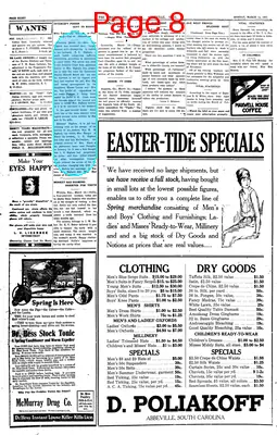 Page thumbnail for The Abbeville Press And Banner