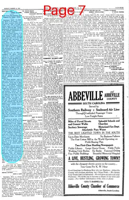 Page thumbnail for The Abbeville Press And Banner