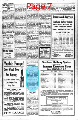 Page thumbnail for The Abbeville Press And Banner