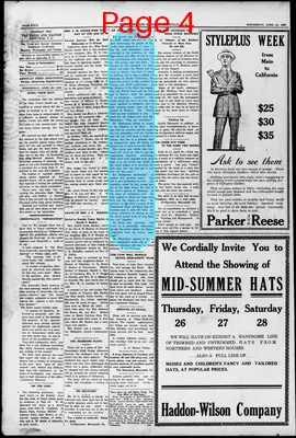 Page thumbnail for The Abbeville Press And Banner