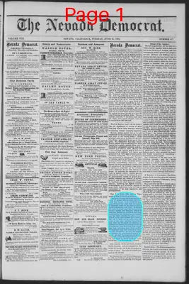 Page thumbnail for The Nevada Democrat