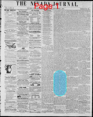 Page thumbnail for The Nevada Journal