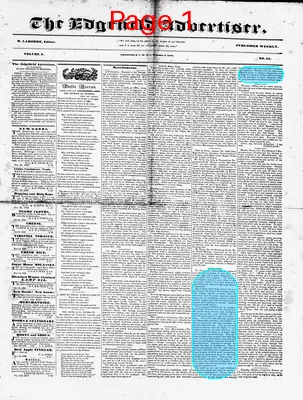 Page thumbnail for Edgefield Advertiser