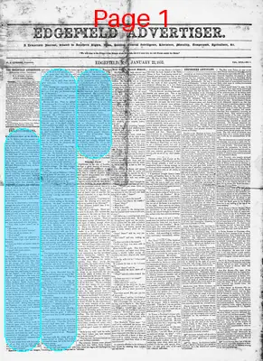 Page thumbnail for Edgefield Advertiser