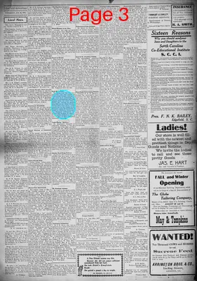 Page thumbnail for Edgefield Advertiser