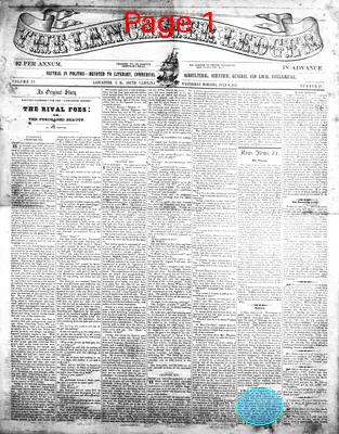 Page thumbnail for The Lancaster Ledger