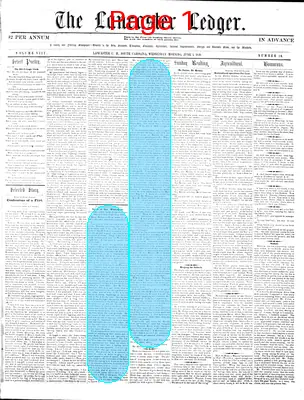 Page thumbnail for The Lancaster Ledger