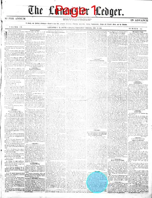 Page thumbnail for The Lancaster Ledger