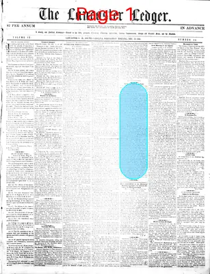 Page thumbnail for The Lancaster Ledger