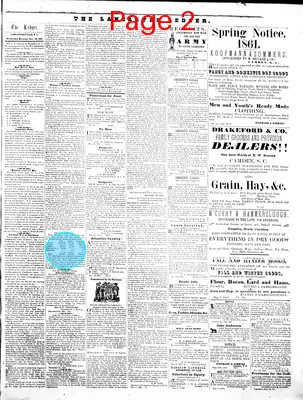 Page thumbnail for The Lancaster Ledger