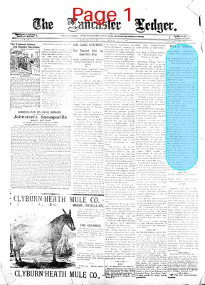 Page thumbnail for The Lancaster Ledger
