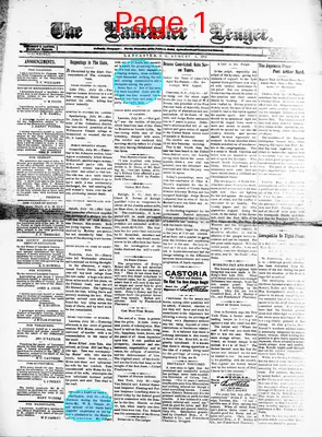 Page thumbnail for The Lancaster Ledger