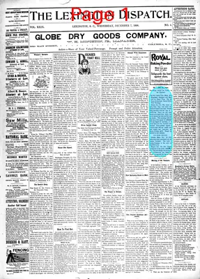 Page thumbnail for The Lexington Dispatch