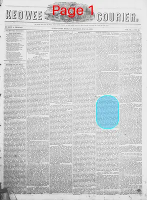 Page thumbnail for Keowee Courier
