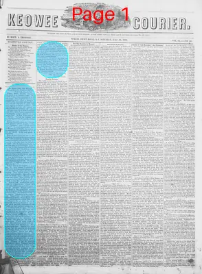 Page thumbnail for Keowee Courier