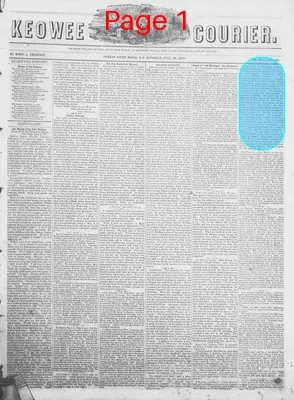 Page thumbnail for Keowee Courier