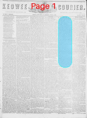Page thumbnail for Keowee Courier