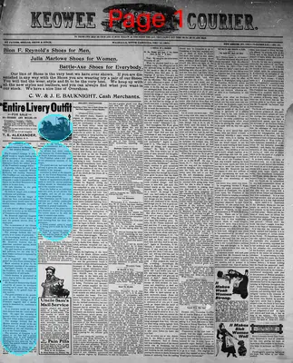 Page thumbnail for Keowee Courier