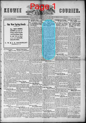Page thumbnail for Keowee Courier