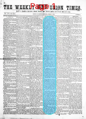 Page thumbnail for The Weekly Union Times
