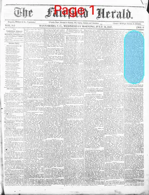 Page thumbnail for The Fairfield Herald