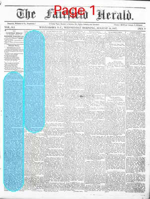 Page thumbnail for The Fairfield Herald