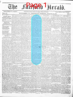 Page thumbnail for The Fairfield Herald