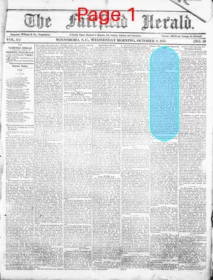 Page thumbnail for The Fairfield Herald