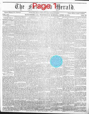Page thumbnail for The Fairfield Herald