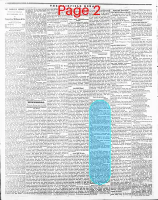 Page thumbnail for The Fairfield Herald
