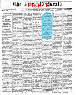 Page thumbnail for The Fairfield Herald