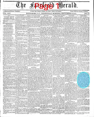Page thumbnail for The Fairfield Herald