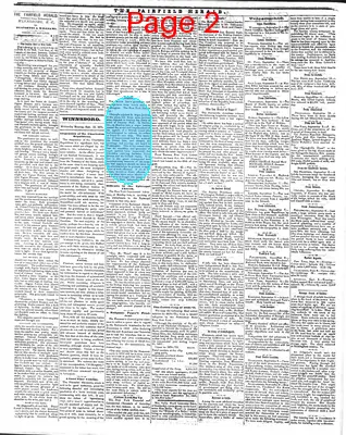 Page thumbnail for The Fairfield Herald
