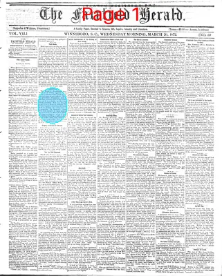 Page thumbnail for The Fairfield Herald