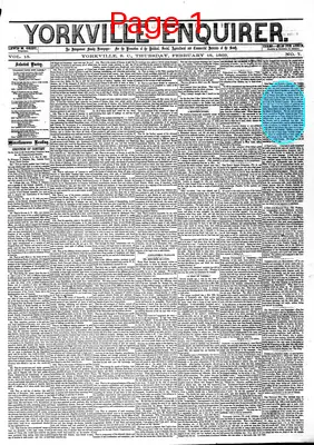 Page thumbnail for Yorkville Enquirer