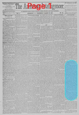 Page thumbnail for The Anderson Intelligencer
