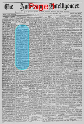 Page thumbnail for The Anderson Intelligencer