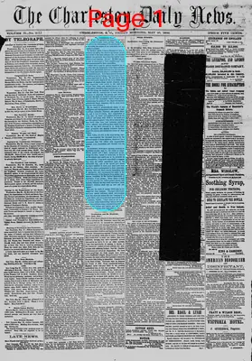 Page thumbnail for The Charleston Daily News