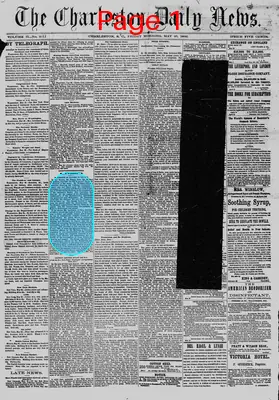Page thumbnail for The Charleston Daily News