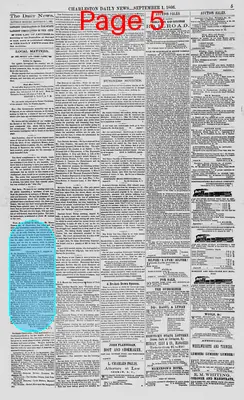 Page thumbnail for The Charleston Daily News