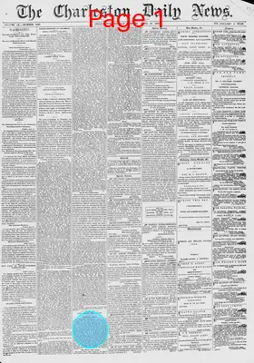 Page thumbnail for The Charleston Daily News