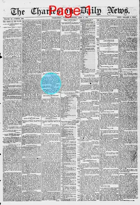 Page thumbnail for The Charleston Daily News
