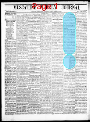 Page thumbnail for Muscatine Weekly Journal