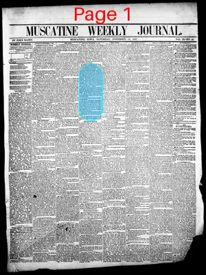 Page thumbnail for Muscatine Weekly Journal