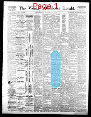 Page thumbnail for The Weekly Oskaloosa Herald