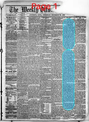 Page thumbnail for The Weekly Ottumwa Courier