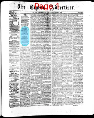 Page thumbnail for The Tipton Advertiser