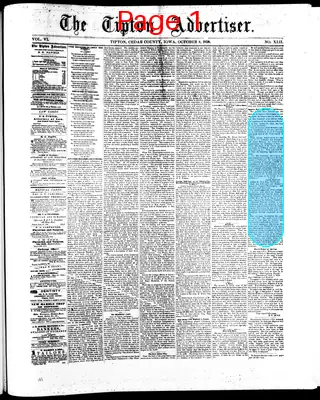 Page thumbnail for The Tipton Advertiser