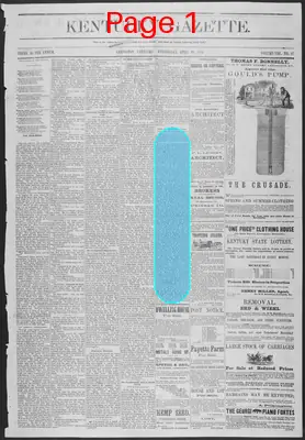 Page thumbnail for The Kentucky Gazette