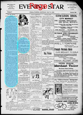 Page thumbnail for The Ocala Evening Star